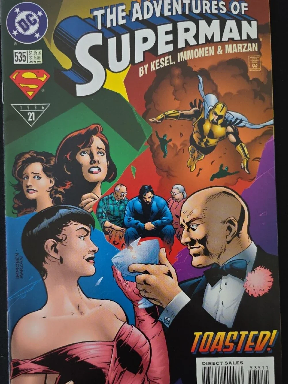 The Adventures Of Superman Comic Book Set Of 4